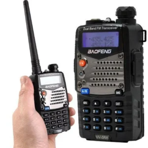 Φορητός πομποδέκτης - UHF/VHF - 5.8W - UV-5RA  - Baofeng - 463015 - Image 3