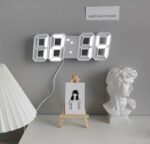 Ψηφιακό ρολόι - Ξυπνητήρι - 6609 - 466097 - White - Image 3
