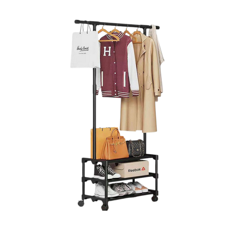 Τροχήλατη κρεμάστρα δαπέδου με ράφια παπουτσιών - 8603 - 522237 Τροχήλατη κρεμάστρα δαπέδου με ράφια παπουτσιών - 8603 - 522237