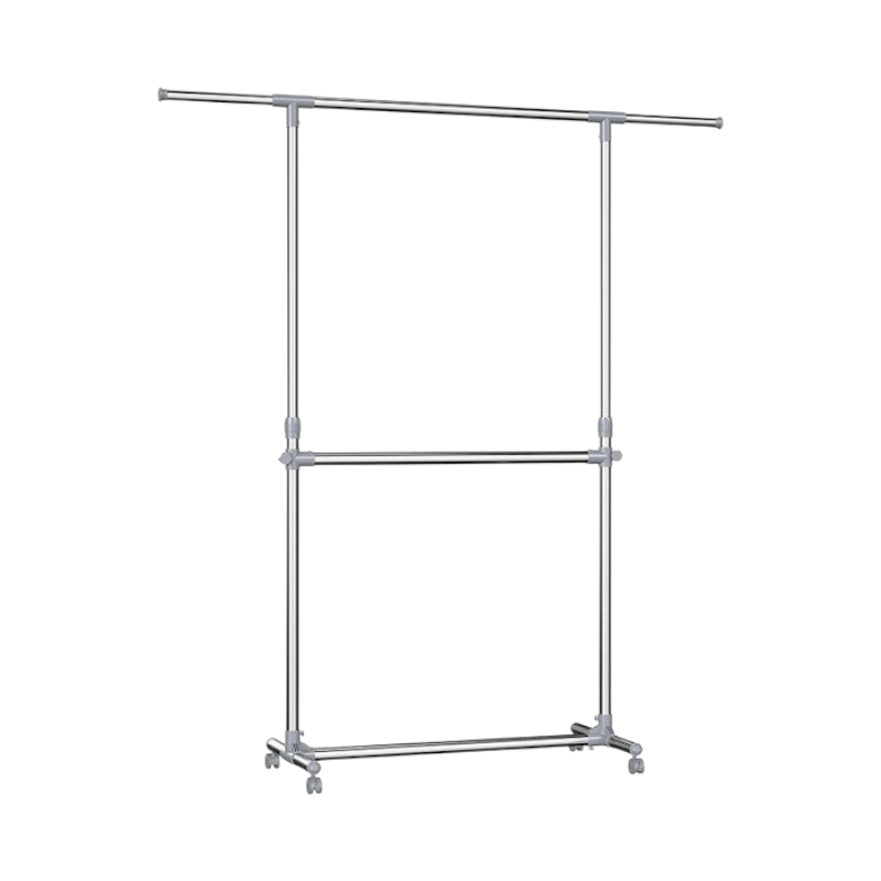 Τροχήλατη κρεμάστρα δαπέδου & απλώστρα ρούχων - 0301H - 522374 Τροχήλατη κρεμάστρα δαπέδου & απλώστρα ρούχων - 0301H - 522374