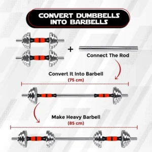 Σετ αλτήρες γυμναστικής με μπάρα - 30kg - 556647 - Image 4