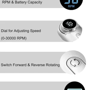 Επαναφορτιζόμενος τροχός μανικιούρ-πεντικιούρ – VKN-UV301 - 581290 - Pink - Image 14