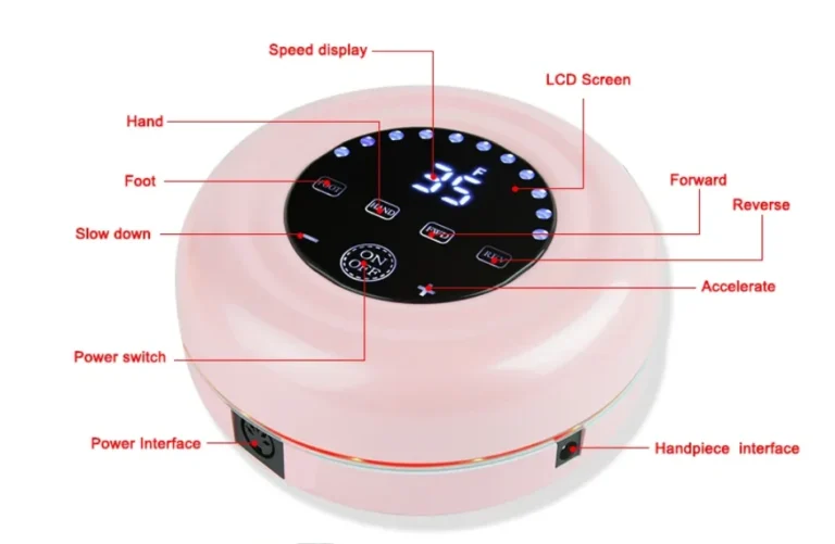 Ηλεκτρικός τροχός μανικιούρ-πεντικιούρ - JMD-216 - 581382 - Green - Image 3