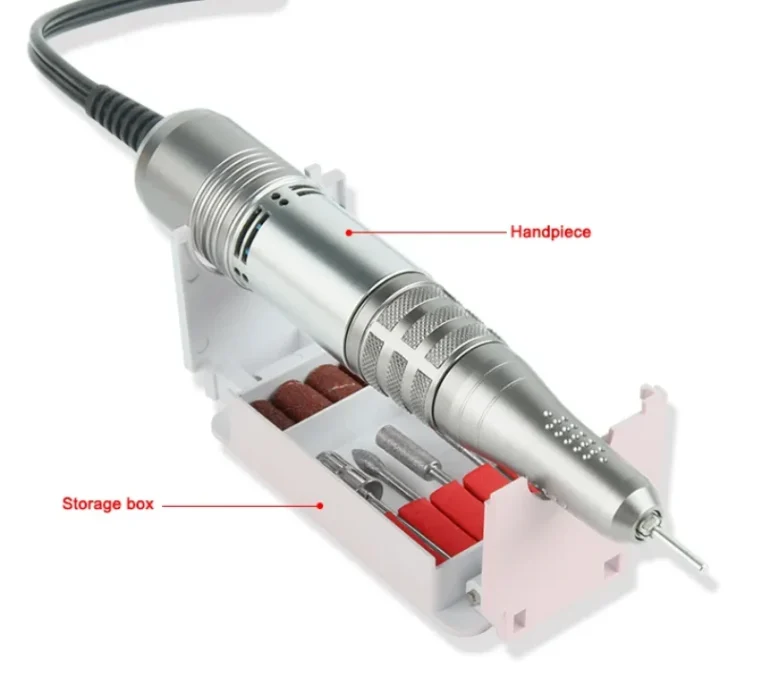 Ηλεκτρικός τροχός μανικιούρ-πεντικιούρ - JMD-216 - 581382 - Pink - Image 4