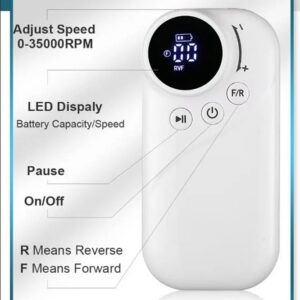 Επαναφορτιζόμενος τροχός μανικιούρ-πεντικιούρ - VNK-S301 - 581559 - White - Image 2