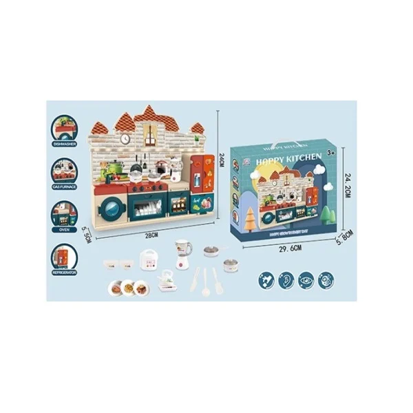 Παιχνίδι κουζίνα για κουκλόσπιτο - Happy Kitchen - 692 - 581627 Παιχνίδι κουζίνα για κουκλόσπιτο - Happy Kitchen - 692 - 581627