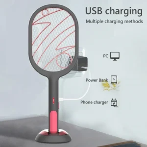 Ηλεκτρική ρακέτα μυγοσκοτώστρα - 8820 - 588203 - Black - Image 11