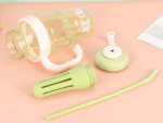 Φορητό παγούρι πλαστικό με καλαμάκι - 1300ml - RTS16 - 590166 - Pink - Image 2