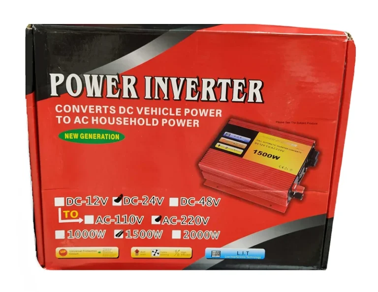 Power Inverter - Μονοφασικό - 1500W - DC-24V - 602059 - Image 4