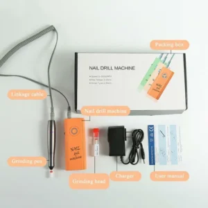 Ηλεκτρικός τροχός μανικιούρ-πεντικιούρ - Επαναφορτιζόμενος - TGR-105 - 631088 - Orange - Image 6