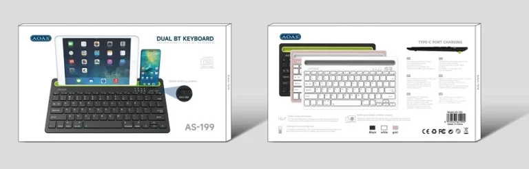 Ασύρματο πληκτρολόγιο Bluetooth - AS199 - AOAS - 651992 - White - Image 2