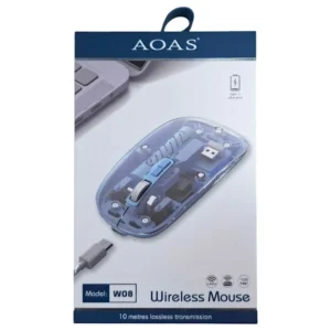 Ασύρματο επαναφορτιζόμενο ποντίκι Η/Υ - WB08 - AOAS - 655259 - Green - Image 2