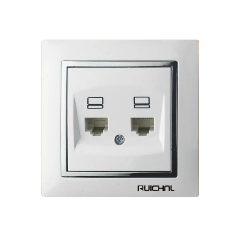 Πρίζα γραμμής δικτύου Ethernet διπλή - RC3616-RJ45 - 674957 Πρίζα γραμμής δικτύου Ethernet διπλή - RC3616-RJ45 - 674957