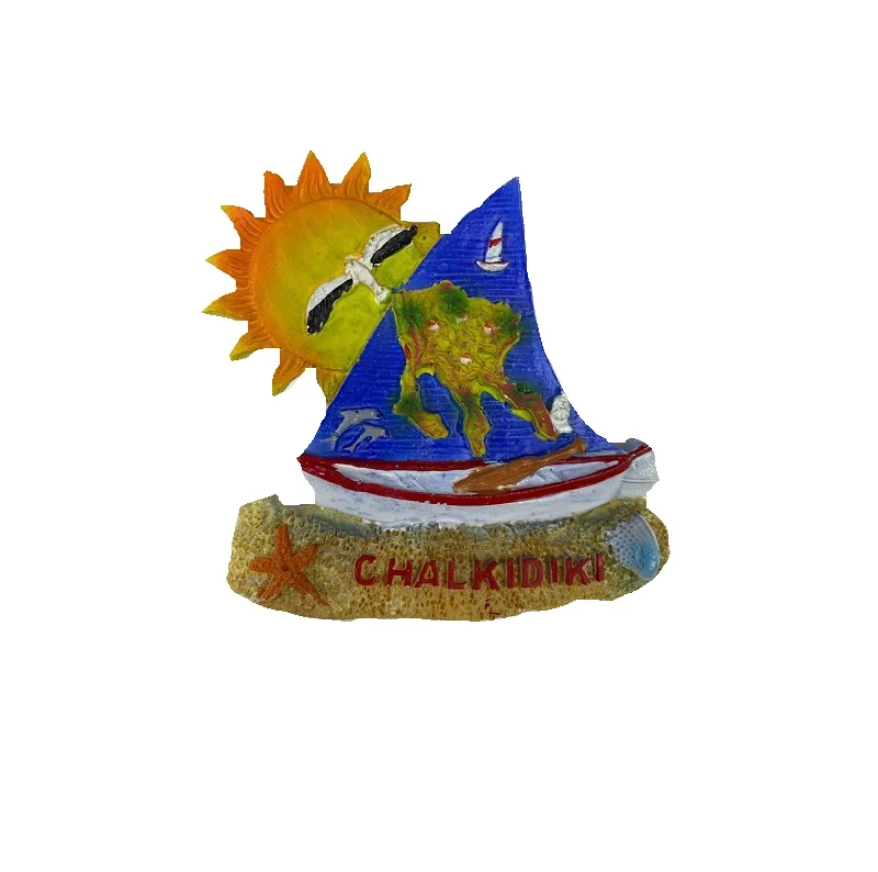 Tουριστικό μαγνητάκι Souvenir – Σετ 12pcs - Chalkidiki - 678093 Tουριστικό μαγνητάκι Souvenir – Σετ 12pcs - Chalkidiki - 678093