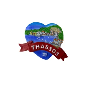 Tουριστικό μαγνητάκι Souvenir – Σετ 12pcs - Resin Magnet - Thassos - 678123