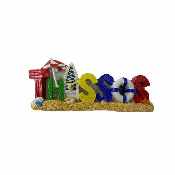 Tουριστικό μαγνητάκι Souvenir - Σετ 12pcs - Resin Magnet - Thassos - 678129