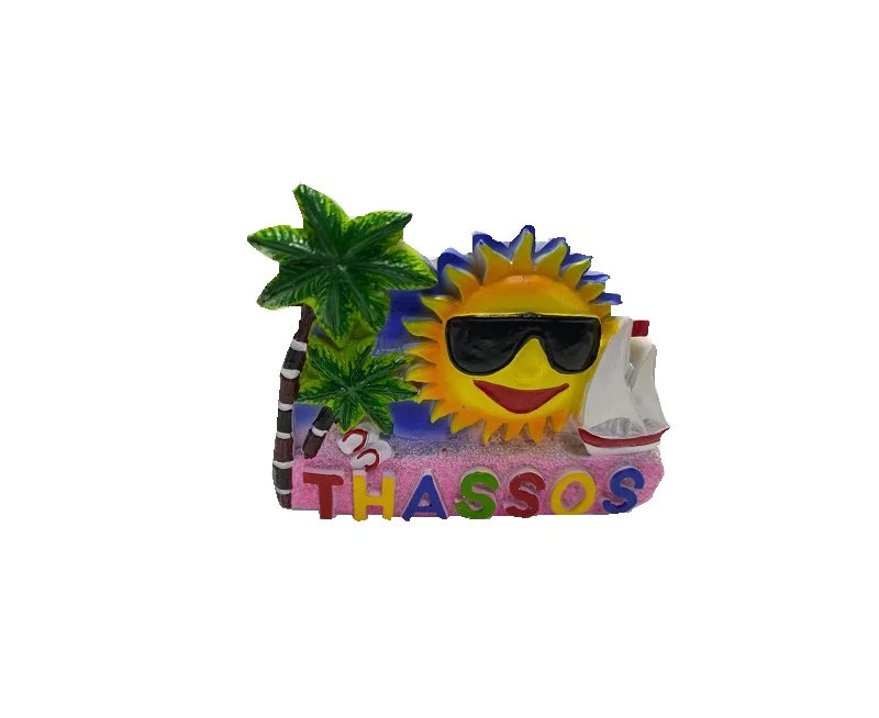 Tουριστικό μαγνητάκι Souvenir – Σετ 12pcs - Resin Magnet - Thassos - 678134 Tουριστικό μαγνητάκι Souvenir – Σετ 12pcs - Resin Magnet - Thassos - 678134