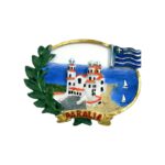 Τουριστικό μαγνητάκι Souvenir - Σετ 12pcs - Paralia - 678593
