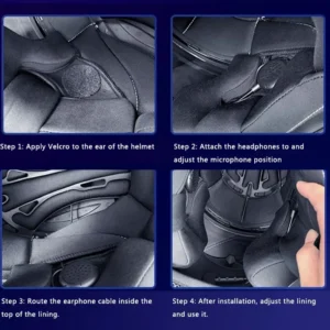 Ασύρματη ενδοεπικοινωνία κράνους μοτοσυκλέτας - Bluetooth - GT0 - Fineblue - 700475 - Image 11