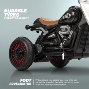 Παιδικό ηλεκτροκίνητο τρίκυκλο scooter - BJQ-818 - 701113 - Red - Image 2