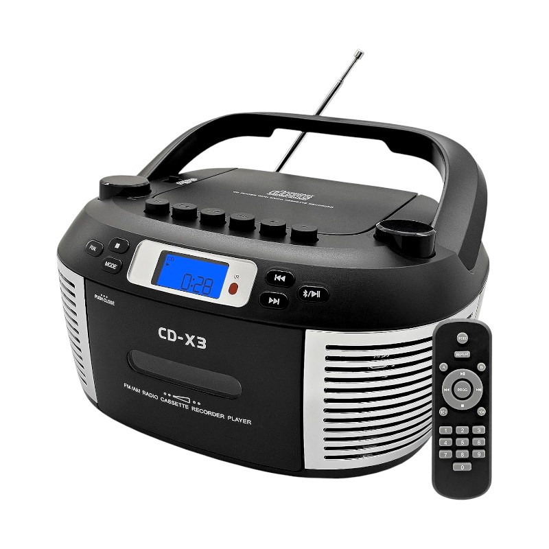 Φορητό ραδιόφωνο Κασετόφωνο & CD Player - X3B - 718136 Φορητό ραδιόφωνο Κασετόφωνο & CD Player - X3B - 718136