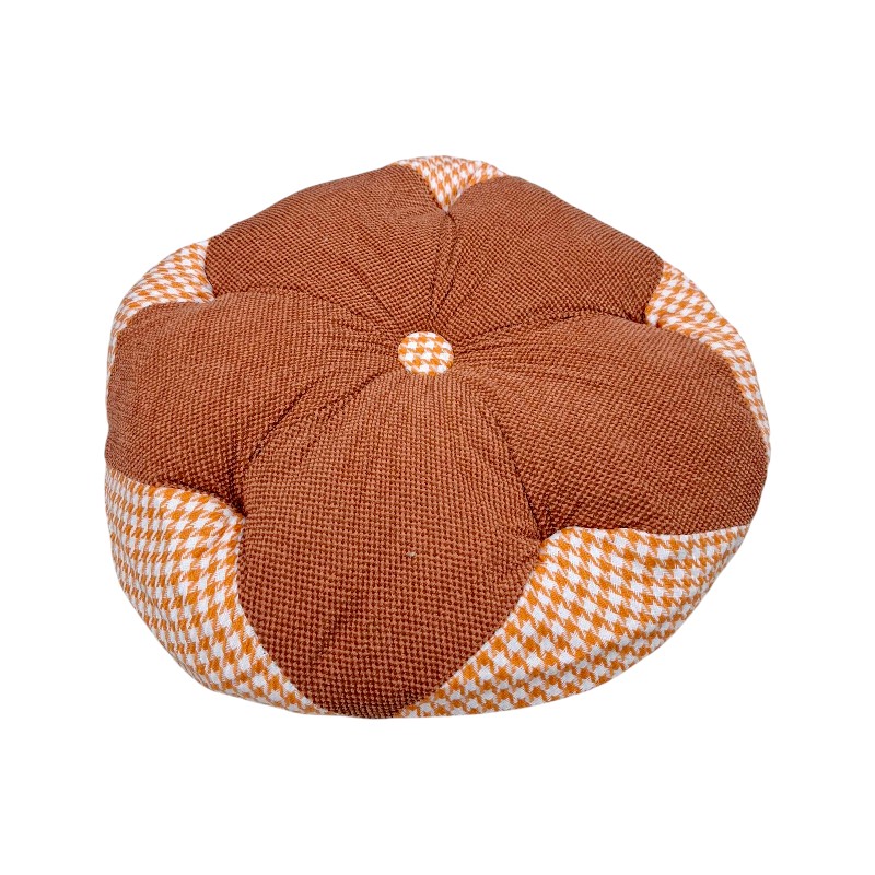 Μαξιλάρι καρέκλας Πουφ - 50cm - 720186 - Dark Brown/Orange Μαξιλάρι καρέκλας Πουφ - 50cm - 720186 - Dark Brown/Orange