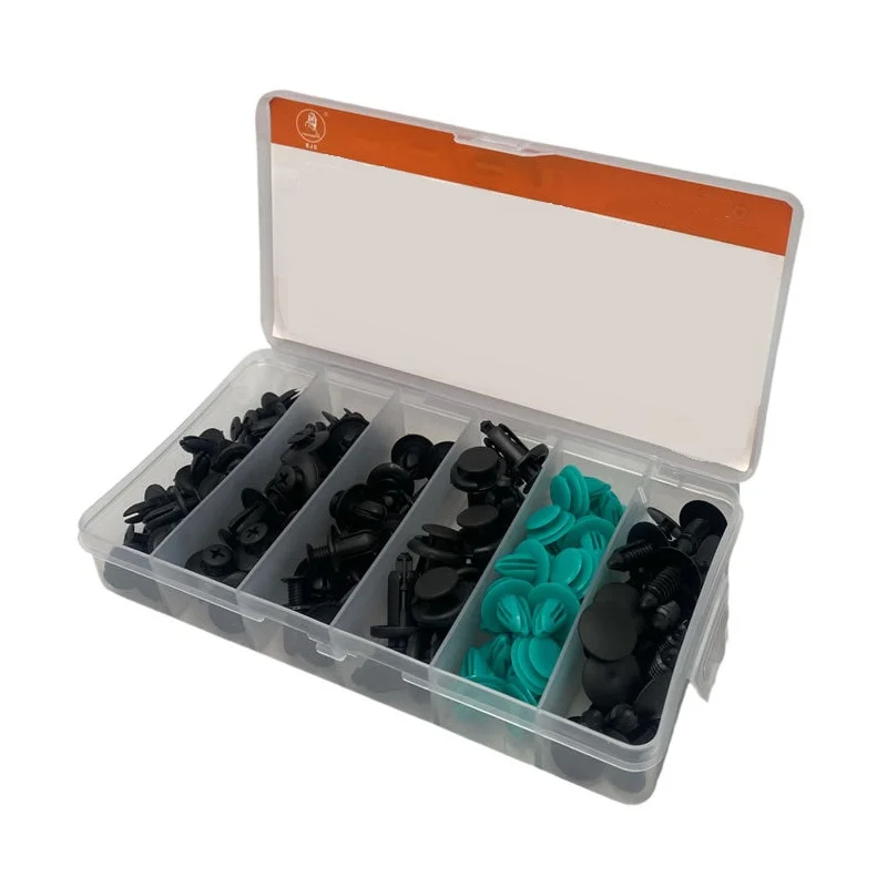 Σετ συνδετήρες αυτοκινήτου 6 τύπων - 120pcs - CD172702 - 727027 Σετ συνδετήρες αυτοκινήτου 6 τύπων - 120pcs - CD172702 - 727027