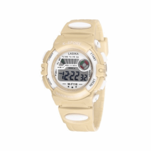 Παιδικό ψηφιακό ρολόι χειρός - WF118 - Lasika - 115145 - Beige