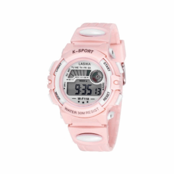 Παιδικό ψηφιακό ρολόι χειρός - WF118 - Lasika - 115145 - Light Pink