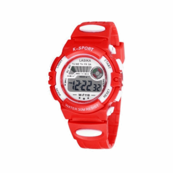 Παιδικό ψηφιακό ρολόι χειρός - WF118 - Lasika - 115145 - Red