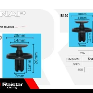 Σετ συνδετήρες αυτοκινήτου - 10pcs - R-F16101-19 - 180861 - Image 8