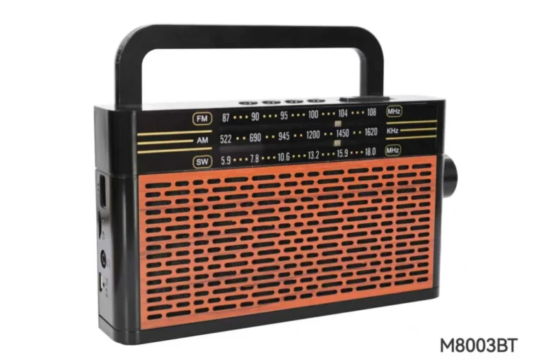 Επαναφορτιζόμενο ραδιόφωνο Retro - M8003BT - 080034 - Image 4