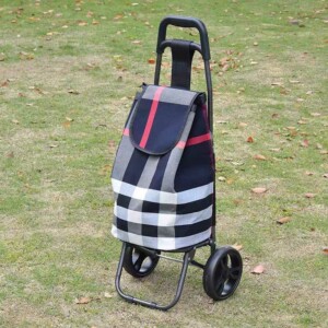 Υφασμάτινο καρότσι λαϊκής - ZZ304-7B - 981287 - Black - Image 2