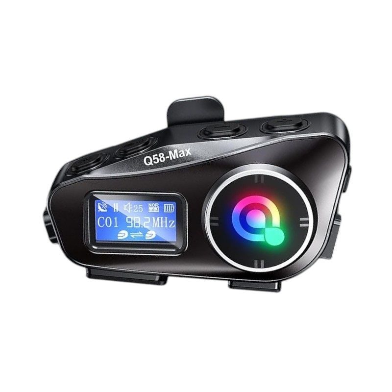 Ασύρματη ενδοεπικοινωνία κράνους μοτοσυκλέτας - Bluetooth - Q58-MAX - 811658 Ασύρματη ενδοεπικοινωνία κράνους μοτοσυκλέτας - Bluetooth - Q58-MAX - 811658