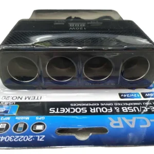 Πολύπριζο φόρτισης αναπτήρα αυτοκινήτου με 4 παροχές - USB+Type-C - CD080462 - 804629 - Image 6