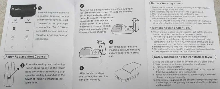 Παιδικός mini εκτυπωτής - D7 - 810699 - Pink - Image 5