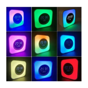 Ασύρματο ηχείο Bluetooth LED & ψηφιακό ρολόι - P10 - 810811 - Image 10