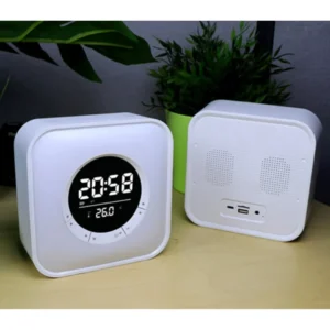 Ασύρματο ηχείο Bluetooth LED & ψηφιακό ρολόι - P10 - 810811 - Image 15