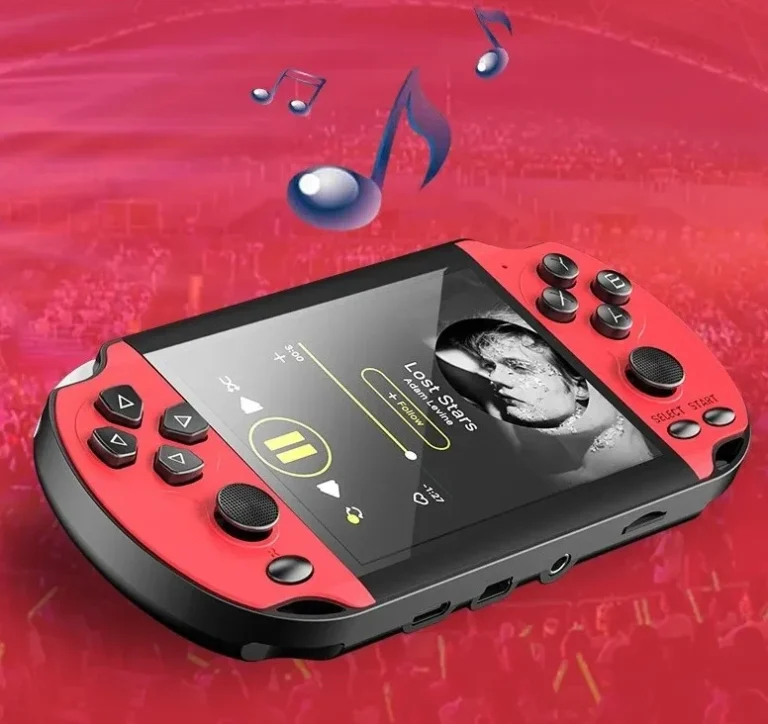 Φορητή κονσόλα παιχνιδιών - X7S - 3.5'' - 811078 - Blue/Red - Image 3