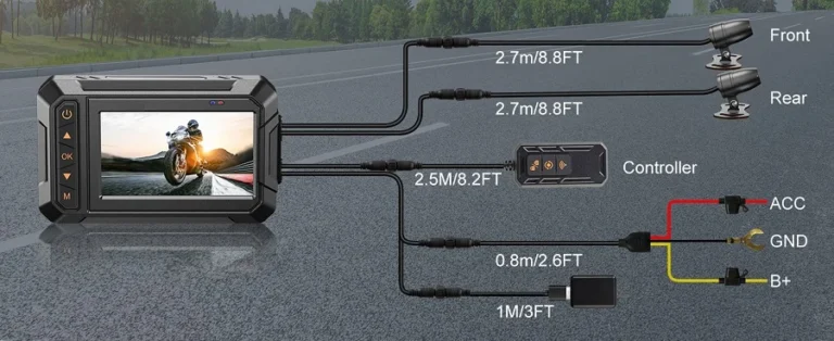 Καταγραφικό μοτοσυκλέτας - 3'' - M4A - WiFi - 811467 - Image 5