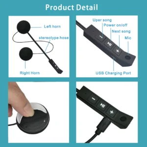 Ασύρματη ενδοεπικοινωνία κράνους μοτοσυκλέτας - Bluetooth - BT11 - 812115 - Image 2