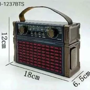 Επαναφορτιζόμενο ραδιόφωνο Retro - M1237BTS - 812377
