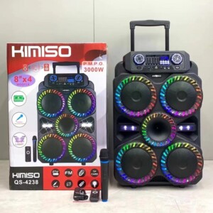 Φορητό ηχείο subwoofer με μικρόφωνο Karaoke - QS-4238 - 813126 - Image 2