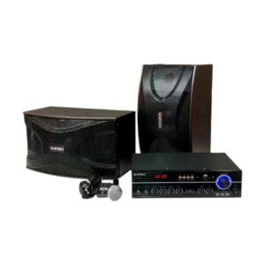 Σετ ηχεία subwoofer με ενισχυτή & μικρόφωνο Karaoke - QS-A8 - 813164