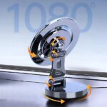 Μαγνητική βάση στήριξης smartphone αυτοκινήτου - G168 - 813485 - Gun Grey - Image 2