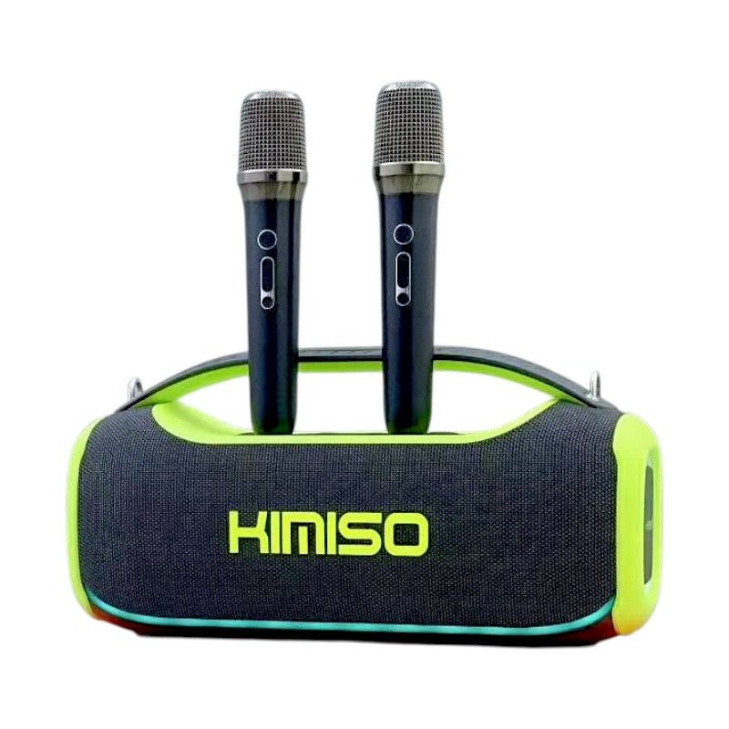 Ασύρματο ηχείο Bluetooth με 2 μικρόφωνα Karaoke - KMS-807 Pro - 813782 - Green Ασύρματο ηχείο Bluetooth με 2 μικρόφωνα Karaoke - KMS-807 Pro - 813782 - Green