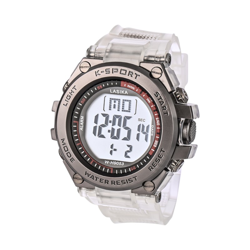 Ψηφιακό ρολόι χειρός - LS9053 - Lasika - 817346 - White/Grey