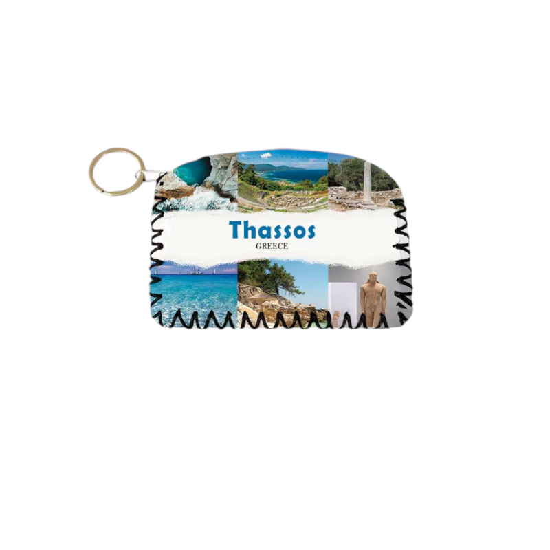 Σετ 12Χ - Πορτοφόλι Souvenir μπρελόκ - PVC - Thassos - 14*9cm - 871753 Σετ 12Χ - Πορτοφόλι Souvenir μπρελόκ - PVC - Thassos - 14*9cm - 871753