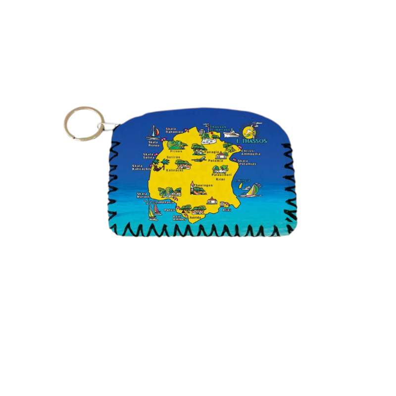 Σετ 12Χ - Πορτοφόλι Souvenir μπρελόκ - PVC - Thassos - 14*9cm - 871754 Σετ 12Χ - Πορτοφόλι Souvenir μπρελόκ - PVC - Thassos - 14*9cm - 871754