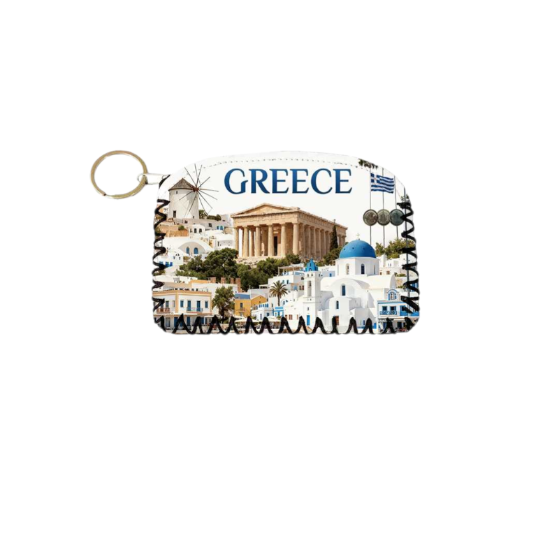 Σετ 12Χ - Πορτοφόλι Souvenir μπρελόκ - PVC - Greece - 14*9cm - 871758 Σετ 12Χ - Πορτοφόλι Souvenir μπρελόκ - PVC - Greece - 14*9cm - 871758